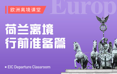 荷兰离境行前准备