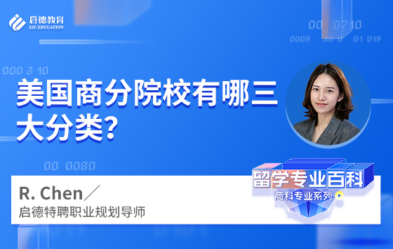 美国商分院校有哪三大分类？