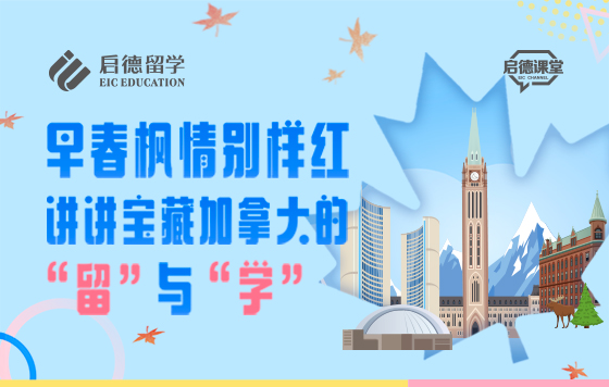 早春枫情别样红 ——讲讲宝藏加拿大的“留”与“学”